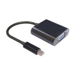 Microconnect 0.2m USB C - D-Sub adaptateur graphique USB Noir