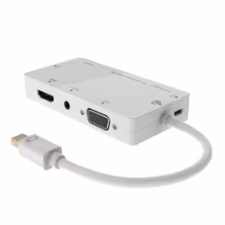 Microconnect MDPDVIHDMIVGAAA, Blanc, 1920 x 1080 pixels, 60 g, 1 pièce(s), 197 mm, 176 mm