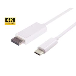 Microconnect 1.0m USB C - DP adaptateur graphique USB Blanc