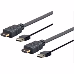 Vivolink PROHDMIUSB2, 2 m, HDMI, USB Type-A, Mâle, Mâle, Droit