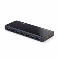 TP-Link UH720 hub & concentrateur USB 3.2 Gen 1 (3.1 Gen 1) Micro-B 5000 Mbit/s Noir - Vue supplémentaire 2