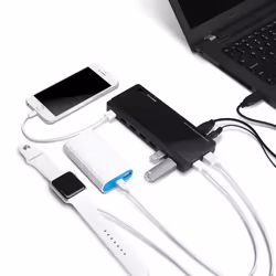 TP-Link UH720 hub & concentrateur USB 3.2 Gen 1 (3.1 Gen 1) Micro-B 5000 Mbit/s Noir - Vue supplémentaire 3
