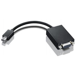 Lenovo 03X6402 câble vidéo et adaptateur 0,172 m mini-DisplayPort VGA Noir