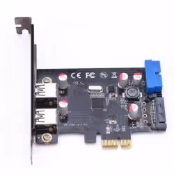 Microconnect MC-USB3.0-F2B2-V2, PCIe, USB 3.2 Gen 1 (3.1 Gen 1), 5 Gbit/s, 5 V, 0,9 A, 5 - 35 °C