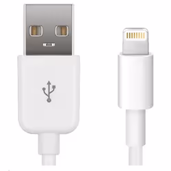 Microconnect LIGHTNING0.5, 0,5 m, Lightning, USB A, Blanc, USB 2.0, 8 g