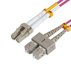 Microconnect FIB422010P câble de fibre optique 10 m LC SC OM4 Violet