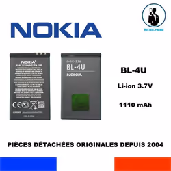 BATTERIE ORIGINALE NOKIA BL-4U BL4U 1110mAh 41Wh 37V OEM ORIGINE GENUINE BATTERY