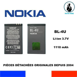 BATTERIE ORIGINALE NOKIA BL-4U BL4U 1110mAh 41Wh 37V OEM ORIGINE GENUINE BATTERY