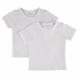MINYMO 3932-110, Tee-shirt, Enfant, Mâle, Blanc, Bébé (hauteur), Monochromatique