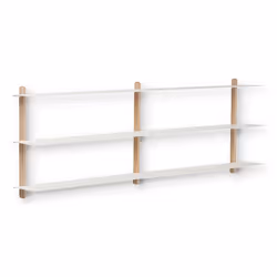 Gejst 5712731201315, Etagère modulable, Mural, Acier, Chêne, Blanc, Universel, 3 kg