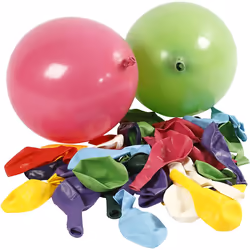 Creativ Company 59107, Ballon-jouet, Caoutchouc, Multicolore, Rond, 8 an(s), 23 cm