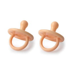 Lot de 2 sucettes en silicone - 0 - 36m Pêche  0-36 mois