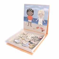 Filibabba Dress-up - A Day At The Beach Magnetic Game, 3 an(s), Multicolore