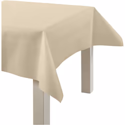 Creativ Company 594021, Rectangulaire, Crème, Polypropylène (PP), Nappe de table, 125 x 1000 cm, 1 pièce(s)