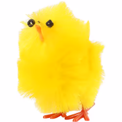 Creativ Company 51653 statue et figurine décorative Jaune Tissu, Plastique