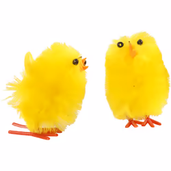Creativ Company 51653 statue et figurine décorative Jaune Tissu, Plastique