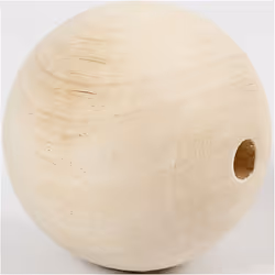 Creativ Company 56642 perle Perle ronde Bois Bois naturel 1 pièce(s)