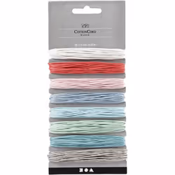 Creativ Company 519670, Artisanat, Multicolore, Coton, 5 m, 1 mm