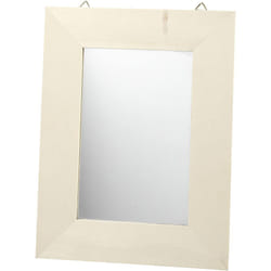 Creativ Company 59225 miroir de maquillage Vis Rectangulaire Bois