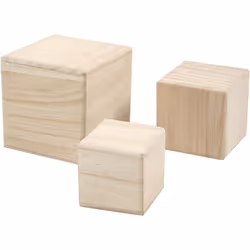 Creativ Company 59228, Сhildren's art/craft kit supply, Bois, Bois, Garçon/Fille, 3 pièce(s)