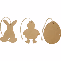 Creativ Company 267343, Bois, Papier, Pâques, 6 pièce(s), 6 pièce(s), 100 mm