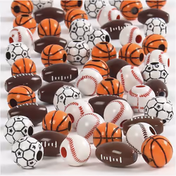 Creativ Company 689840 perle Mélange de perles Plastique Multicolore 55 pièce(s)
