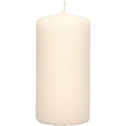 Creativ Company 596121 bougie en cire Cylindre Blanc 6 pièce(s)