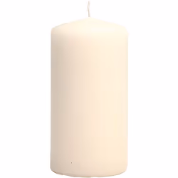 Creativ Company 596121 bougie en cire Cylindre Blanc 6 pièce(s)