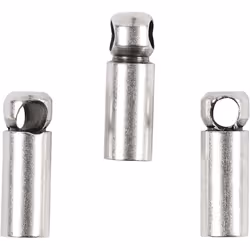 Creativ Company 604910, Embouts pour bijoux, Argent, 10 pièce(s), 2 mm, 8 mm