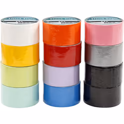Creativ Company Ruban adhésif, Assortie, Recouvrement , Emballage, 5 m, 48 mm