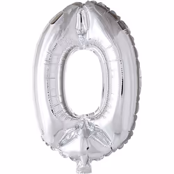Creativ Company 59184, Ballon-jouet, Feuille, Argent, Soirée à thème, Ballon de modélisme, 8 an(s)
