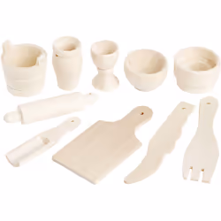 Creativ Company 564701, Découpe de bois transformé brut, Bois, 10 pièce(s)