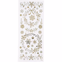 Creativ Company 29150, Feuille, Or, Motif étoilé, 100 mm, 240 mm, Ampoule