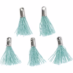 Creativ Company 61187, Plumeau, Vert, Coton, Métal, 5 pièce(s), 1 mm, 10 mm