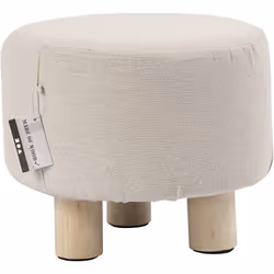 Creativ Company 56119 tabouret Tissu, Bois Beige - Vue supplémentaire 2
