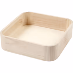 Creativ Company 56132, Rectangle, Bois, Bois, 250 mm, 250 mm, 70 mm