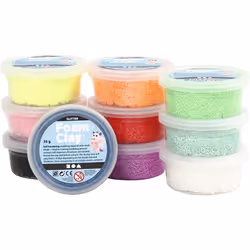 Creativ Company 78890, Pâte à modeler, Multicolore, 350 g, 10 pièce(s), 10 pièce(s)
