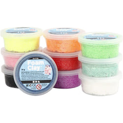 Creativ Company 78890 composant pour poterie et modelage Pâte à modeler 350 g Multicolore 10 pièce(s)