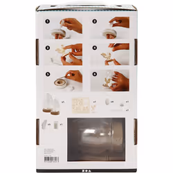 Creativ Company 52188 statue et figurine décorative Transparent Plastique, Bois