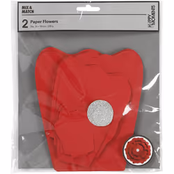 Creativ Company 599903, Kit de loisirs créatifs pour enfants, Papier, Rouge