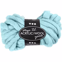 Creativ Company 42164, Trapu, Turquoise, Acrylique/Laine, 15 m, 30 °C, 300 g