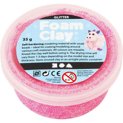 Creativ Company Foam Clay Pâte à modeler 35 g Rose 1 pièce(s)