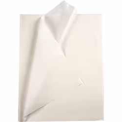 Creativ Company 200881, Papier cadeau, Blanc, Monochromatique, Papier, 50 cm, 70 cm