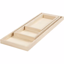Creativ Company 57919, Rectangle, Bois, Bois, 150 mm, 400 mm, 3 pièce(s)