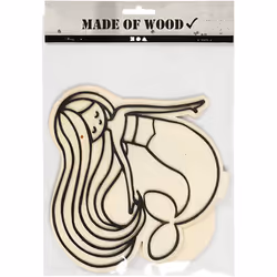 Creativ Company 791956 statue et figurine décorative Bois Mousse d'éthylène-Acétate de vinyle (EVA), Bois