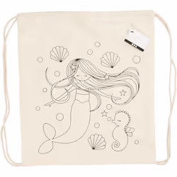 Creativ Company 499653 sac à main et sac en bandoulière Coton Beige Femme Sac à cordon