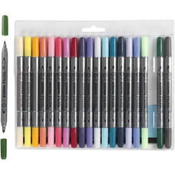 Creativ Company 34833 marqueur indélébile Pointe fine/ogive Multicolore 20 pièce(s)