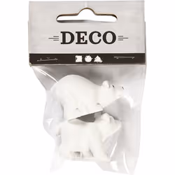 Creativ Company 69837 statue et figurine décorative Noir, Blanc Résine