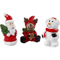 Creativ Company 69840 statue et figurine décorative Noir, Vert, Rouge, Blanc Résine