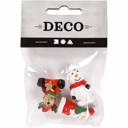 Creativ Company 69840 statue et figurine décorative Noir, Vert, Rouge, Blanc Résine